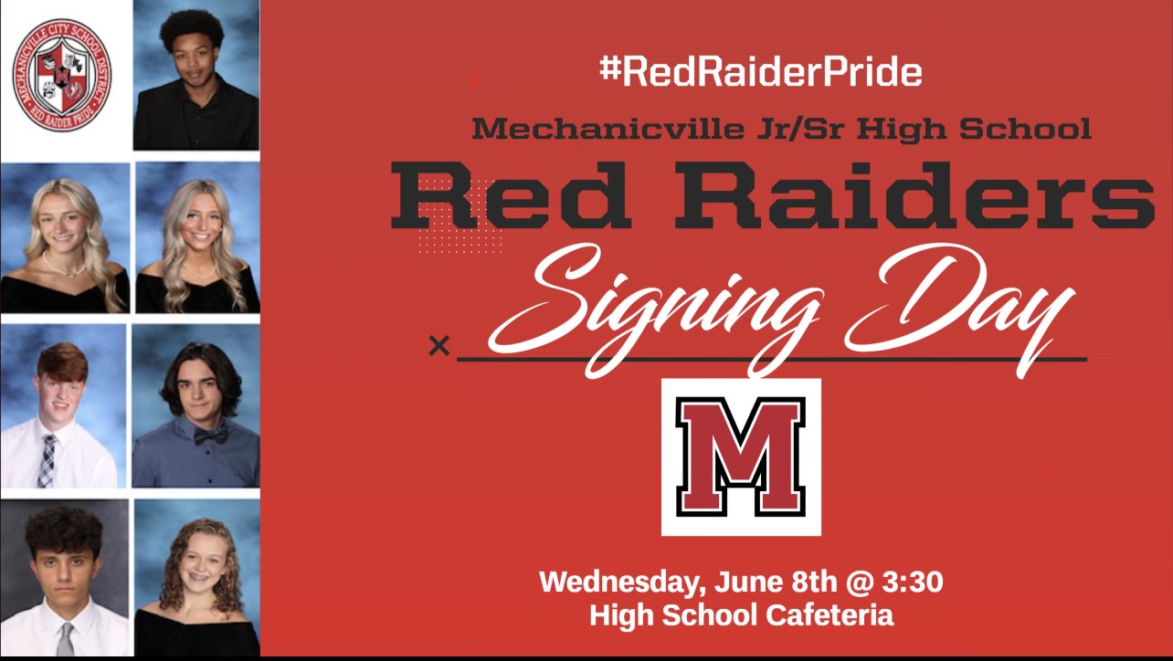 Red Raiders Signing Day! Mechanicville City School District