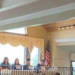 Students sitting at a table at the Mechanicville CSD 2nd Annual Educator P2 Summit