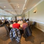 Educators sit at tables at the Mechanicville CSD 2nd Annual Educator P2 Summit