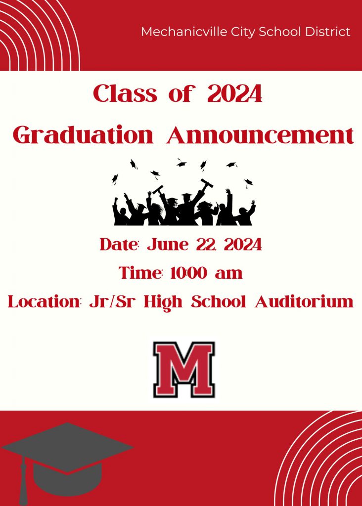Class of 2024 graduation announcement