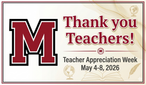 Graphic Thank you to Teachers for Teacher Appreciation Week 2026