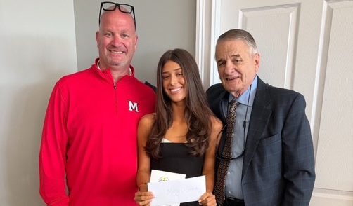 Photo of Mechanicville Senior Molly DiSiena who was recognized and awarded a $500 scholarship at the SAANYS Region 6 Leadership Breakfast on May 18, 2026