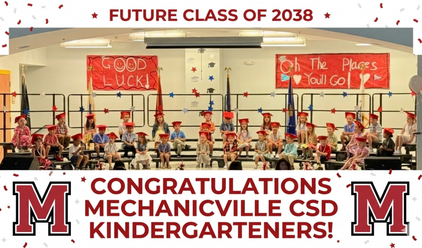 Photo of Kindergarten graduation held on June 16, 2016