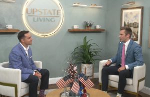 Photo of MHS Social Studies teacher John Villa appearing on Upstate Living.